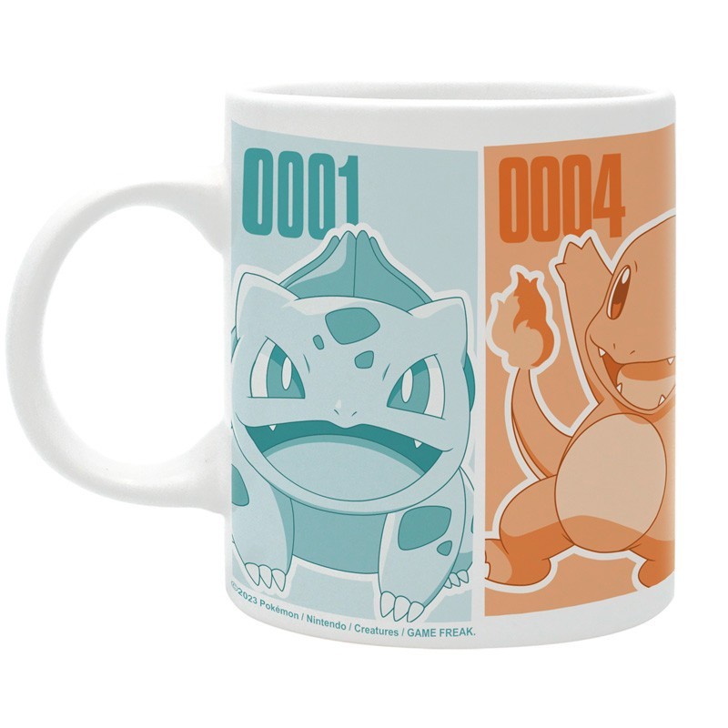 Mug Pokémon - 320 ml - Pikachu et Starters de Kanto