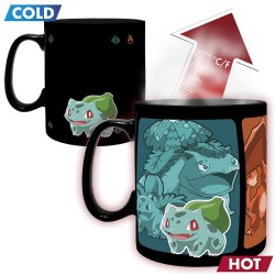 Mug Pokémon - 460 ml - Thermoreactif - Starters Kanto & Evolutions