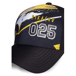 Casquette Pokémon - Pikachu noire ajustable