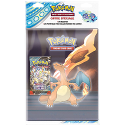 Pack Booster EV07 - Couronne Stellaire + Portfolio A4 Dracaufeu