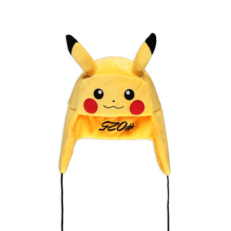 Bonnet chapka Pokémon Pikachu – Trapper Hat officiel avec oreilles 3D
