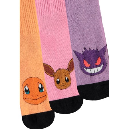 Chaussettes Pokémon enfant (lot de 3 paires) – Sport Socks officielles
