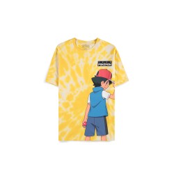 T-shirt Pokémon Sacha et Pikachu homme – T-shirt officiel impression digitale