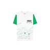 T-shirt Pokémon Bulbizarre (Bulbasaur) homme blanc – T-shirt officiel 100% coton Difuzed