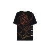 T-shirt Pokémon Dracaufeu (Charizard) homme noir – T-shirt officiel 100% coton Difuzed