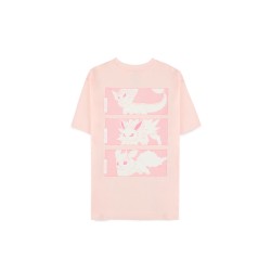 T-shirt Pokémon Évolitions (Eeveelutions) femme violet – T-shirt officiel 100% coton Difuzed