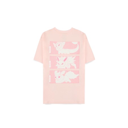 T-shirt Pokémon Évolitions (Eeveelutions) femme violet – T-shirt officiel 100% coton Difuzed
