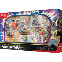 Coffret premium Pokémon Cartes à collectioner et Figurine Mega Lucario ex