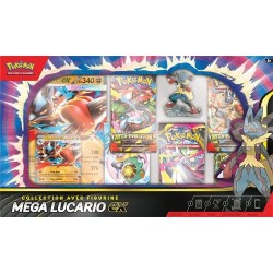 Coffret premium Pokémon Cartes à collectioner et Figurine Mega Lucario ex